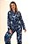 Pijama Kimono Cavalos Mágicos Azul - Imagem 4