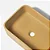 Cuba Retangular de Apoio em Concreto - Gold - Imagem 7