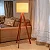 Abajur de Chão com Tripé Moderno e Cúpula de Linho Off-White - Licth haus - Imagem 5