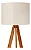 Abajur de Chão com Tripé Moderno e Cúpula de Linho Off-White - Licth haus - Imagem 4