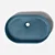 Cuba Oval de Apoio em Concreto - Caribe - Imagem 3