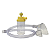 Conjunto Nebulização PVC Adulto de Ar Comprimido - Protec - Imagem 2