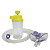 Conjunto Nebulização Silicone Adulto de Ar Comprimido 1200mm - Protec - Imagem 1