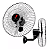 Ventilador Oscilante de Parede Ventura – 60cm, Preto - Imagem 2