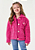 Casaco Teddy Infantil Feminino Trick Nick Rosa - Imagem 1