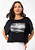 Blusa Cropped Feminina Com Decote Redondo Rovitex Preto - Imagem 2