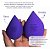 ESPONJA PARA MAQUIAGEM STAY FIX TWOFIX BLENDER - ROXO - RUBY ROSE - Imagem 5