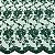 Renda c/ paetê 1041 Verde Esmeralda - Imagem 1