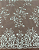 Renda c/ paetês 2652 Off White - Imagem 1