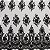 Renda Liverpool Shine Des-097 Preto - Imagem 2