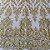 Tule c/ paetê P229 Dourado - Imagem 1