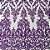 Tule c/ paetê P229 Roxo - Imagem 1