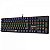 Teclado Usb Redragon Mecanico Valhein Rainbow Preto Switch Azul K608-r - Imagem 9
