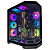 Gabinete Atx Redragon Edge preto s/fan CA-608B - Imagem 2