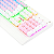 Teclado Usb Redragon Gamer Mecanico Kala Branco e Rosa ( Switch marron ) K557Pw-Rgb - Imagem 2