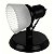 SPOT CRISTAL LUX P/ 01 LAMP PRETO EXTRALUZ - Imagem 1