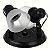 SPOT CRISTAL LUX P/ 02 LAMP  PRETO EXTRALUZ - Imagem 1