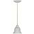 PENDENTE SINO P/ 01 LAMP BRANCO EXTRALUZ - Imagem 1
