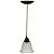 PENDENTE SINO P/ 01 LAMP PRETO EXTRALUZ - Imagem 1