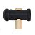MARTELO DE BORRACHA 80MM GRANDE PRETO BRASFORT E-COMMERCE - Imagem 3