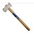 MARTELO DE BORRACHA 80MM GRANDE BRANCO BRASFORT E-COMMERCE - Imagem 3