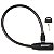 CADEADO P/ BICICLETA COM CHAVE 8MM X 60CM BRASFORT - Imagem 1