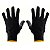 LUVA DE MALHA PRETA PIGMENTADA PRETA BRASFORT - Imagem 1