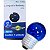 LAMPADA BOLINHA 7W 127V E27 BG35 AZUL BRASFORT - Imagem 1
