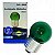 LAMPADA BOLINHA 7W 127V E27 BG35 VERDE BRASFORT - Imagem 1