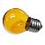 LAMPADA BOLINHA 15W 127V E27 BG35 AMARELA BRASFORT - Imagem 1