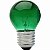 LAMPADA BOLINHA 15W 127V E27 BG35 VERDE BRASFORT - Imagem 1