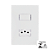 CJ INTER SIMPLES 10A + TOMADA 10A 250V I9 ILUMI - Imagem 1