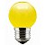 LAMPADA BOLINHA 15W 220V E27 BG35 AMARELA BRASFORT - Imagem 1