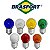 LAMPADA BOLINHA 15W 220V E27 BG35 AZUL BRASFORT - Imagem 2