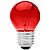 LAMPADA BOLINHA 15W 220V E27 BG35 VERMELHA BRASFORT - Imagem 1
