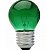 LAMPADA BOLINHA 15W 127V E27 BG35 VERDE BRASFORT - Imagem 2