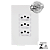 CJ 3 TOMADAS 20A 250V MONOBLOCO I9 ILUMI - Imagem 1