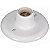 PLAFONIER DECORATIVO P/1 LAMP PORCELANA BRANCO EXTRALUZ - Imagem 2