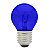 LAMPADA BOLINHA 15W 127V E27 BG35 AZUL BRASFORT - Imagem 2