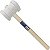 MARTELO DE BORRACHA 60MM MEDIO BRANCO BRASFORT - Imagem 2