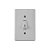 CJ PULSADOR CAMPAINHA 6A 250V STYLUS ILUMI - Imagem 1