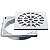 PORTA GRELHA QUADRADO C/ GRELHA 100 MM CROMADO REBOUÇAS - Imagem 1