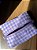 Necessaire feminina estilo box com estampa xadrez lilás - Imagem 5