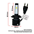 Kit Super Led Nano Encaixe HB3 6000K 7200LM E-Tech - Imagem 4