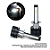 Kit Super Led Nano Encaixe H7 6000K 7200LM E-Tech - Imagem 1