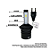 Kit Super Led Nano Encaixe H1 6000K 7200LM E-Tech - Imagem 3