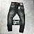 CALÇA BROW JEANS BLACK RED - Imagem 1