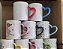 Caneca interior colorido com alça de coração - Imagem 2