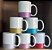 Caneca branca com glitter na base - Imagem 1