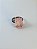 ANEL ANNE QUARTZO ROSA RETANGULAR COM ZIRCONIAS PRETA - Imagem 1